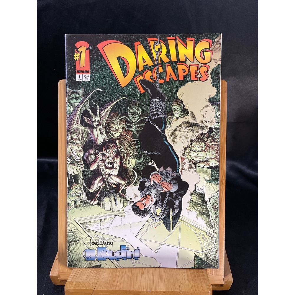 Daring Escapes 1 Image Comics 1998 Arthur Adams Houdini Freddy Krueger Ad